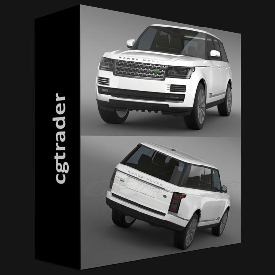 Cgtrader Range Rover Vogue SE SDV8 L405 3D model
