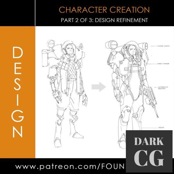 Gumroad Foundation Patreon Character Creation Part 2 Design Refinement
