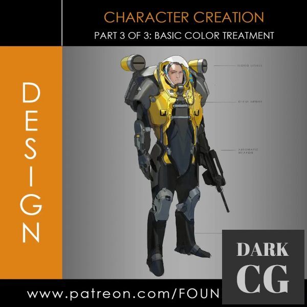 Gumroad Foundation Patreon Character Creation Part 3 Basic Color Treatment