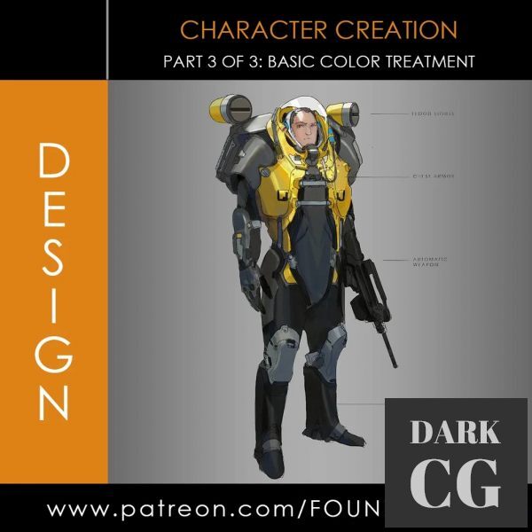 Gumroad – Foundation Patreon – Character Creation – Part 3: Basic Color Treatment