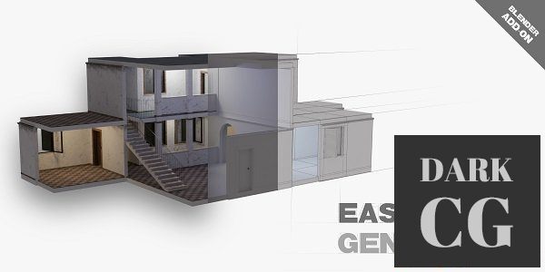 Blender Market Easy House Generator