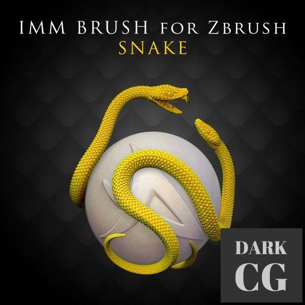 ArtStation IMM Brush Snake for Zbrush