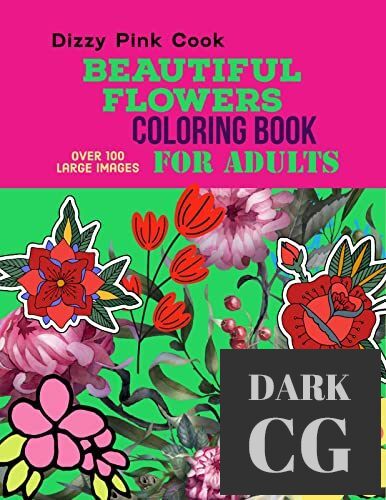 Beautiful Flowers Coloring Book for Adults (EPUB)