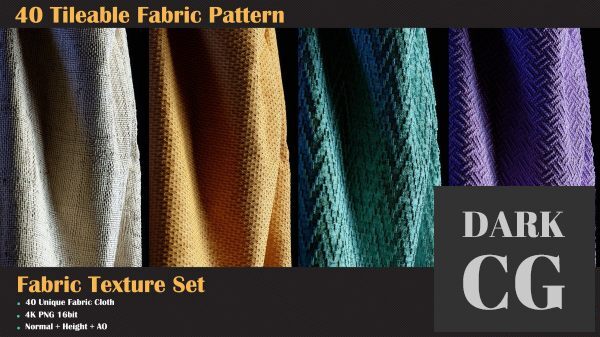 ArtStation 40 Tileable Fabric Pattern