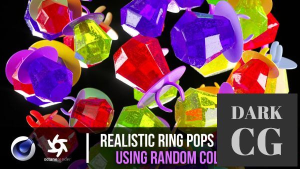 Skillshare – Realistic Ring Pops in Cinema 4D Using Random Color Nodes!