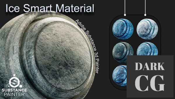 ArtStation Ice Smart Material Adobe Substance 3D Painter VOL 01
