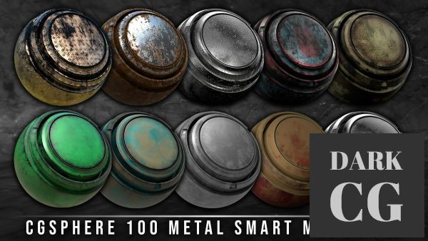 ArtStation – Metal Smart Materials Library ( Over 100 Types Of Metal Materials )