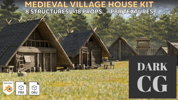 ArtStation Village House Kit