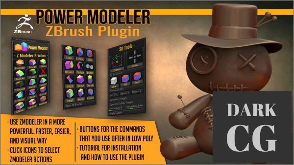 ArtStation Power Modeler ZBrush Plugin