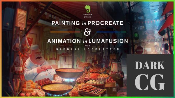 Schoolism Painting in Procreate Animation in LumaFusion with Nikolai Lockertsen