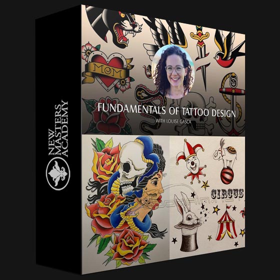 New Masters Academy Fundamentals of Tattoo Design with Louise Gasca