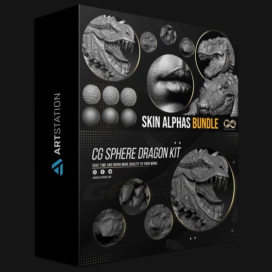 ArtStation CGSphere Skin Alphas Bundle