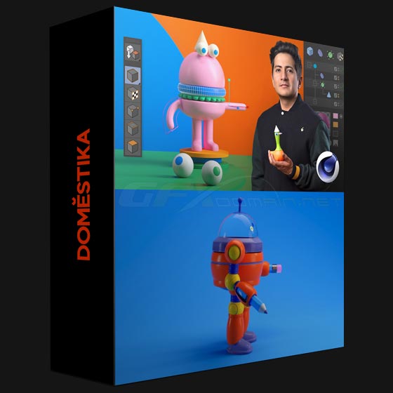 Domestika Cinema 4D for Character Creation