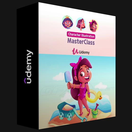 Udemy Character illustration Masterclass with Adobe Illustrator