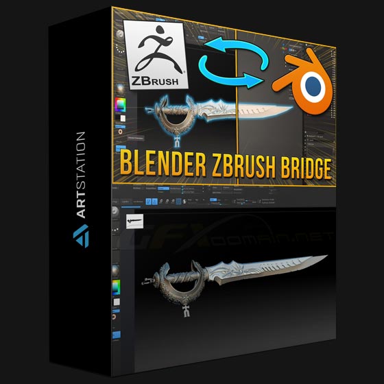 ArtStation Blender to Zbrush Bridge by Dylan Abernethy