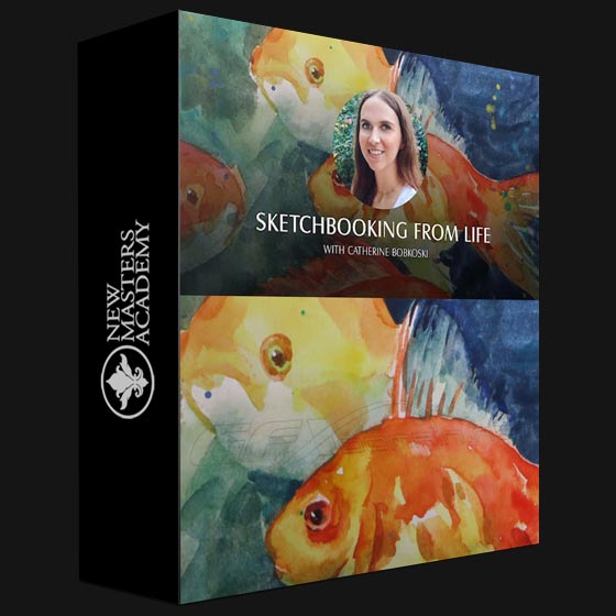 New Masters Academy Sketchbooking from Life with Catherine Bobkoski Live Class October 2021