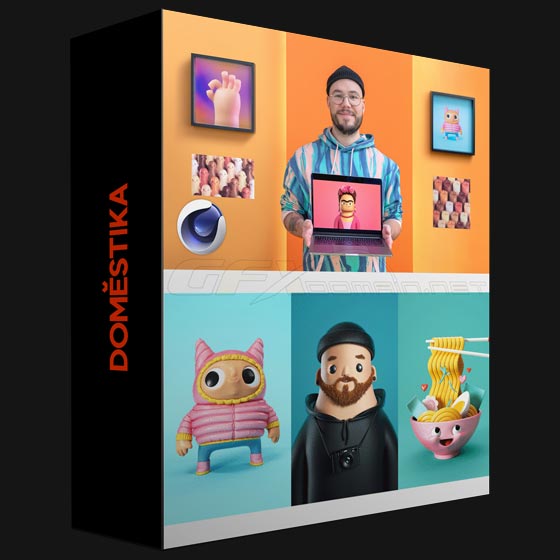 Domestika 3D Self Portrait Creation for Social Media in Cinema 4D