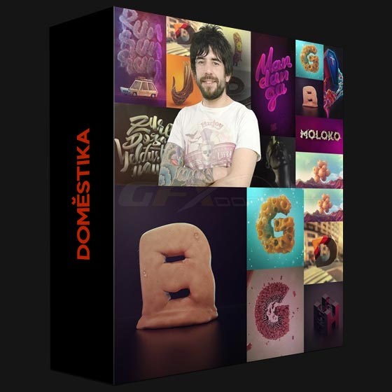 Domestika 3D Lettering Modelling and Texturising with Cinema 4D A course by Zigor Samaniego