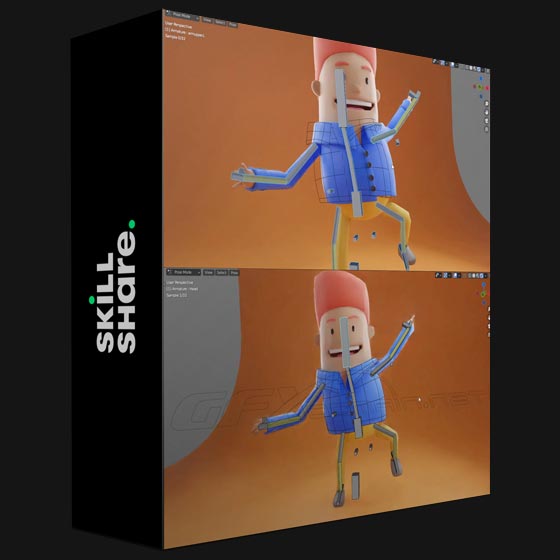 Skillshare Blender 3D Full 3D Character Easy Workflow