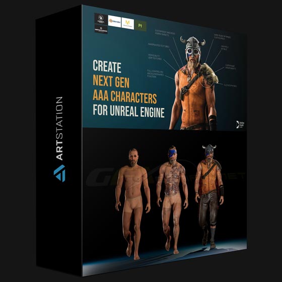 ArtStation Create Next Gen AAA Characters for Unreal Engine by Realtime GraphX