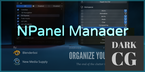 Blender Market N Panel Manager v1 2