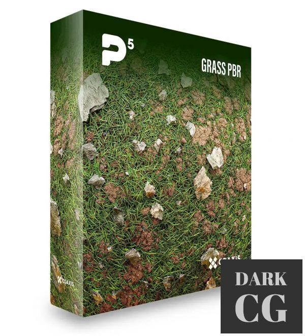 CGAxis – Physical 5 Grass PBR Textures
