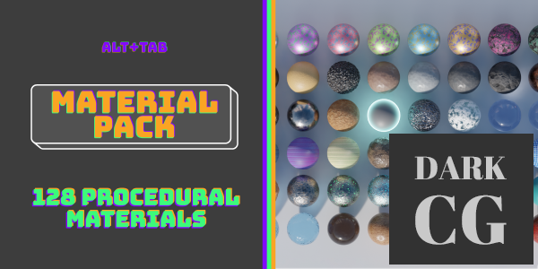 Blender Market Alt Tab S 128 Materials Asset Pack