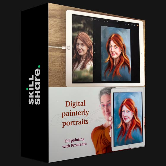 Skillshare Digital oil painterly portrait with Procreate