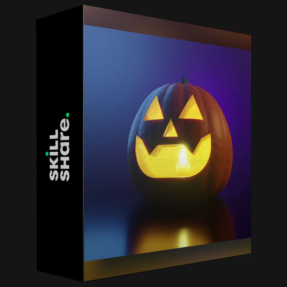 Skillshare Blender 3D for Beginners Model a Jack o lantern