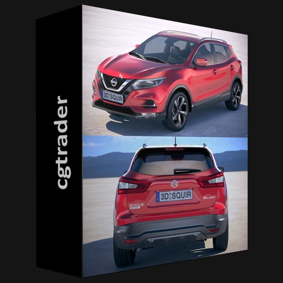 Cgtrader Nissan Rogue Sport 2020 3D model