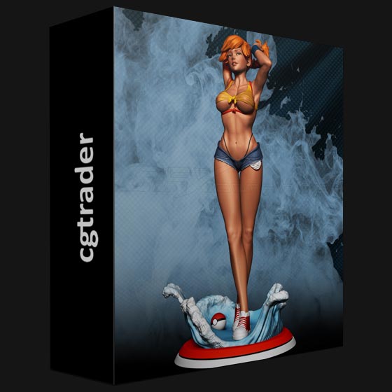 Cgtrader Misty Pokemon 2 body nsfw 3D print model