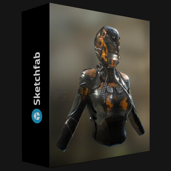 Sketchfab ARMOR CYBER Z29 BY OSCAR CREATIVO