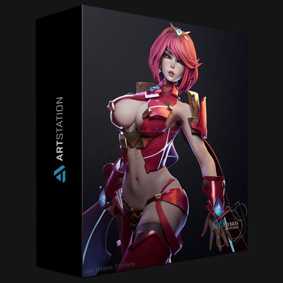 ArtStation Xenoblade Chronicles Pyra 3D Print Model