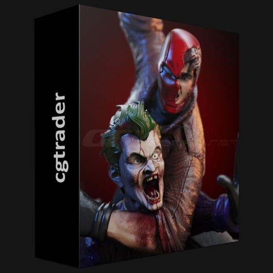 Cgtrader Red Hood vs Joker 3D print model