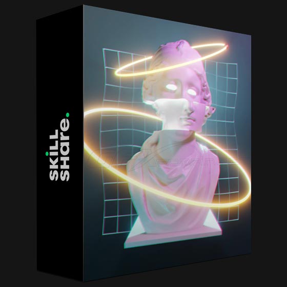 Skillshare Blender 3D for Beginners Create a 3D Vaporwave Animation