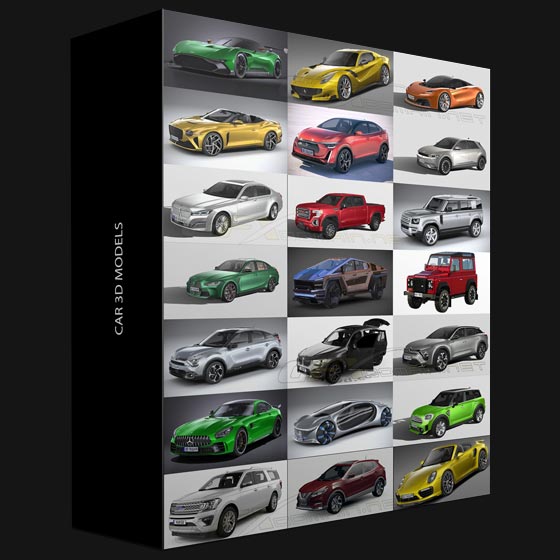 Car 3D Models Bundle October 2022