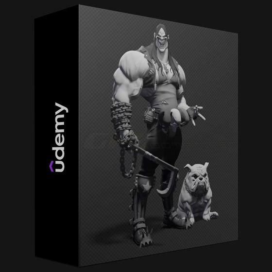 Udemy Lobo 3D character in Blender course