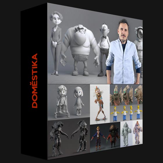 Domestika Professional Modelling of 3D Cartoon Characters