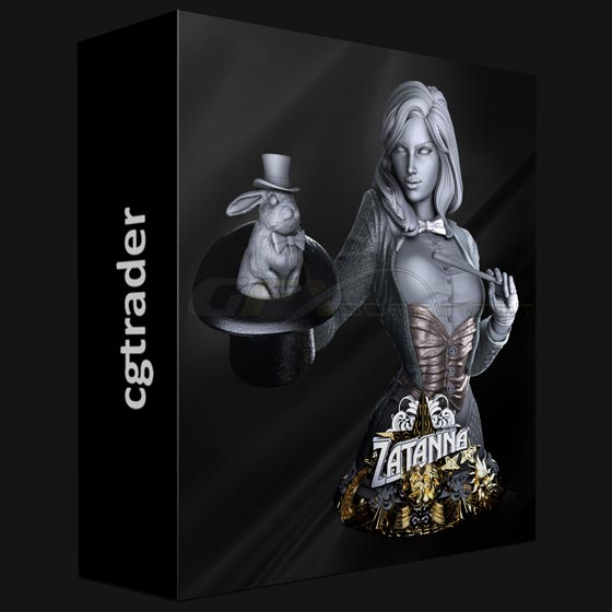 Cgtrader B3DSERK Zatanna Bust 3D print model