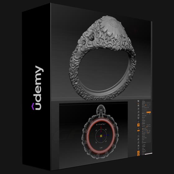Udemy Jewelery Design in ZBrush 2018 Complete Jewelery Course