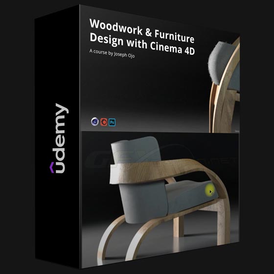Udemy Woodwork and Furniture Design with Cinema 4D