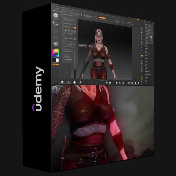 Udemy ZBrush High Detail Poly Painting Course Module 2