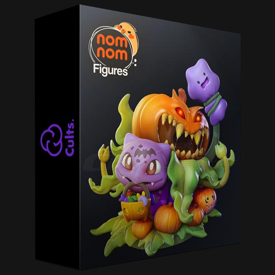 Cults3d Chibi Bulbasaur Pokemon Halloween