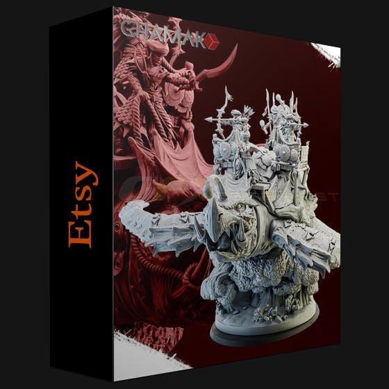 Etsy Gamera Abyss Elves II GHAMAK 3D Print Models