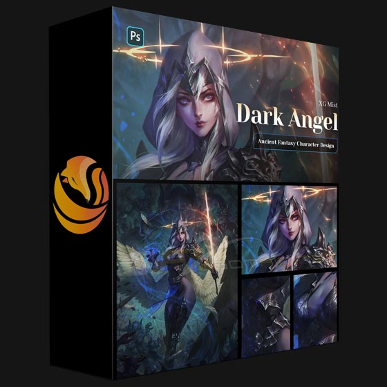 Wingfox Ancient Fantasy Character Design Dark Angel 2022 with XG Mist
