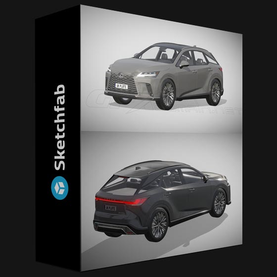 Sketchfab Lexus RX 450 2023